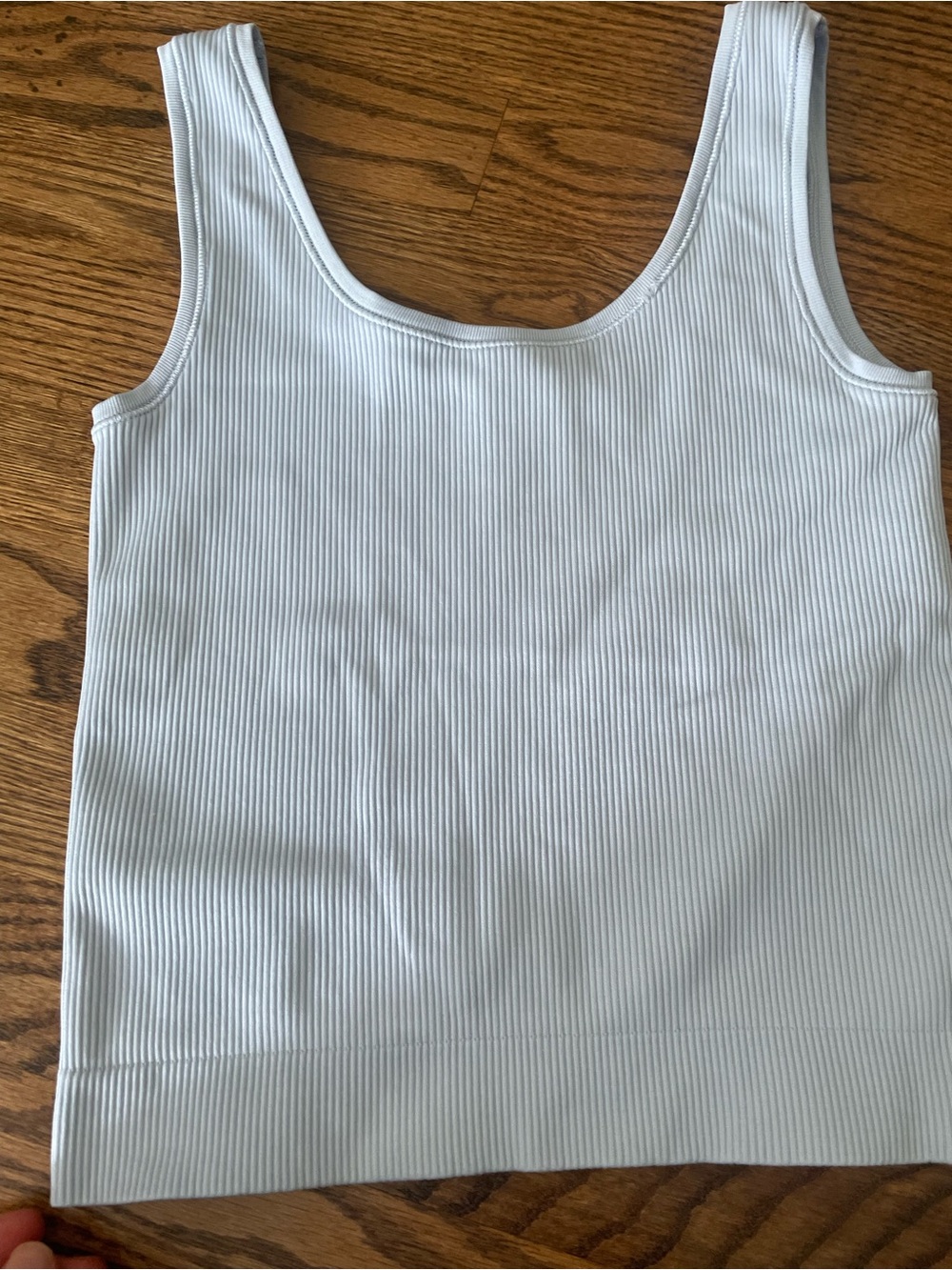 Athleta Girl Ribbed Tank Top - light blue